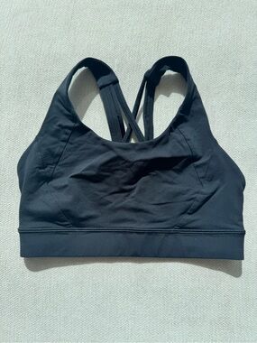 Lululemon Black Strappy Sports Bra - Women's Active Support